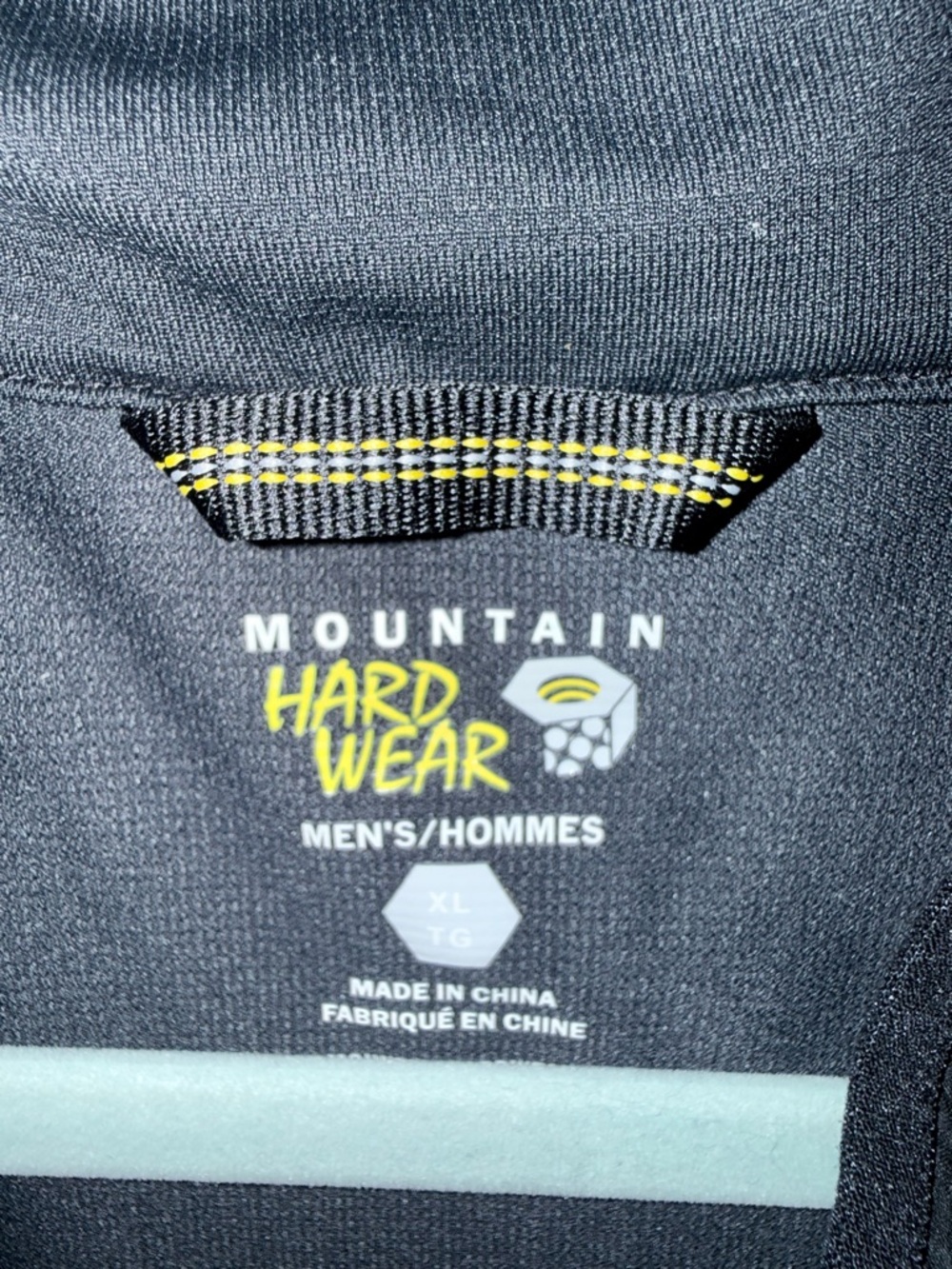 Mountain Hardwear Men's Black Lightweight Geist Zip Reflector Jacket XL- EUC - Picture 4 of 8